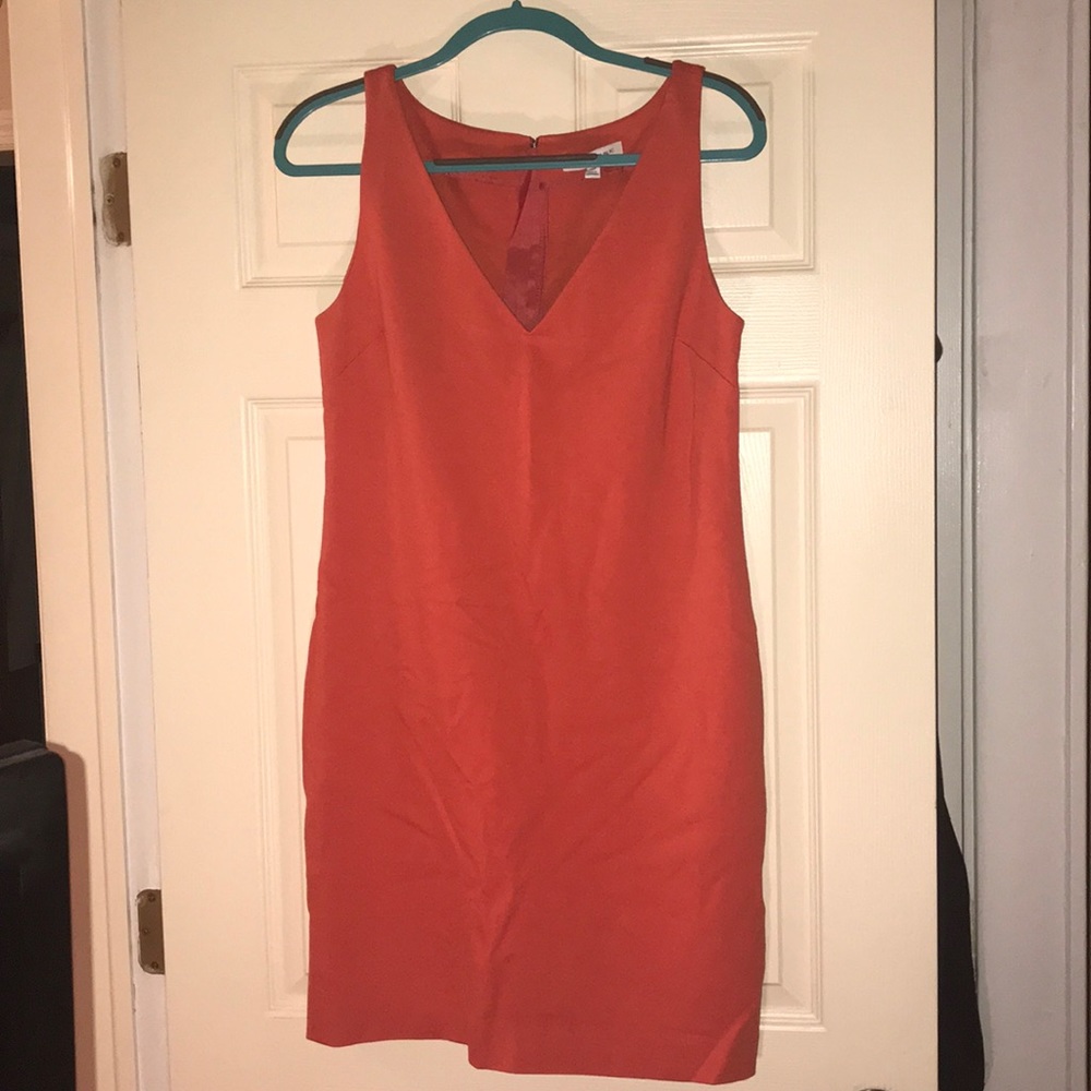 Rich coral Banana Republic dress- size 10